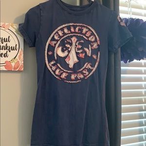 Blue affliction tee